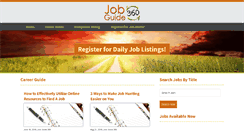 Desktop Screenshot of jobguide360.com